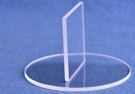 Dostosowany kształt stopionej blachy kwarcowej, stopionego szkła krzemowego do okna obserwacyjnego