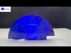 Syntetyczny kamień szlachetny Royal Blue SiC Moissanite surowiec Wysoka twardość