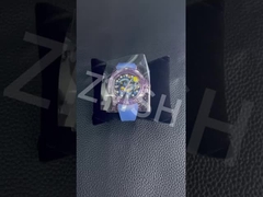 Premium 40mm/42mm okrągły szafirowy kryształowy zegarek