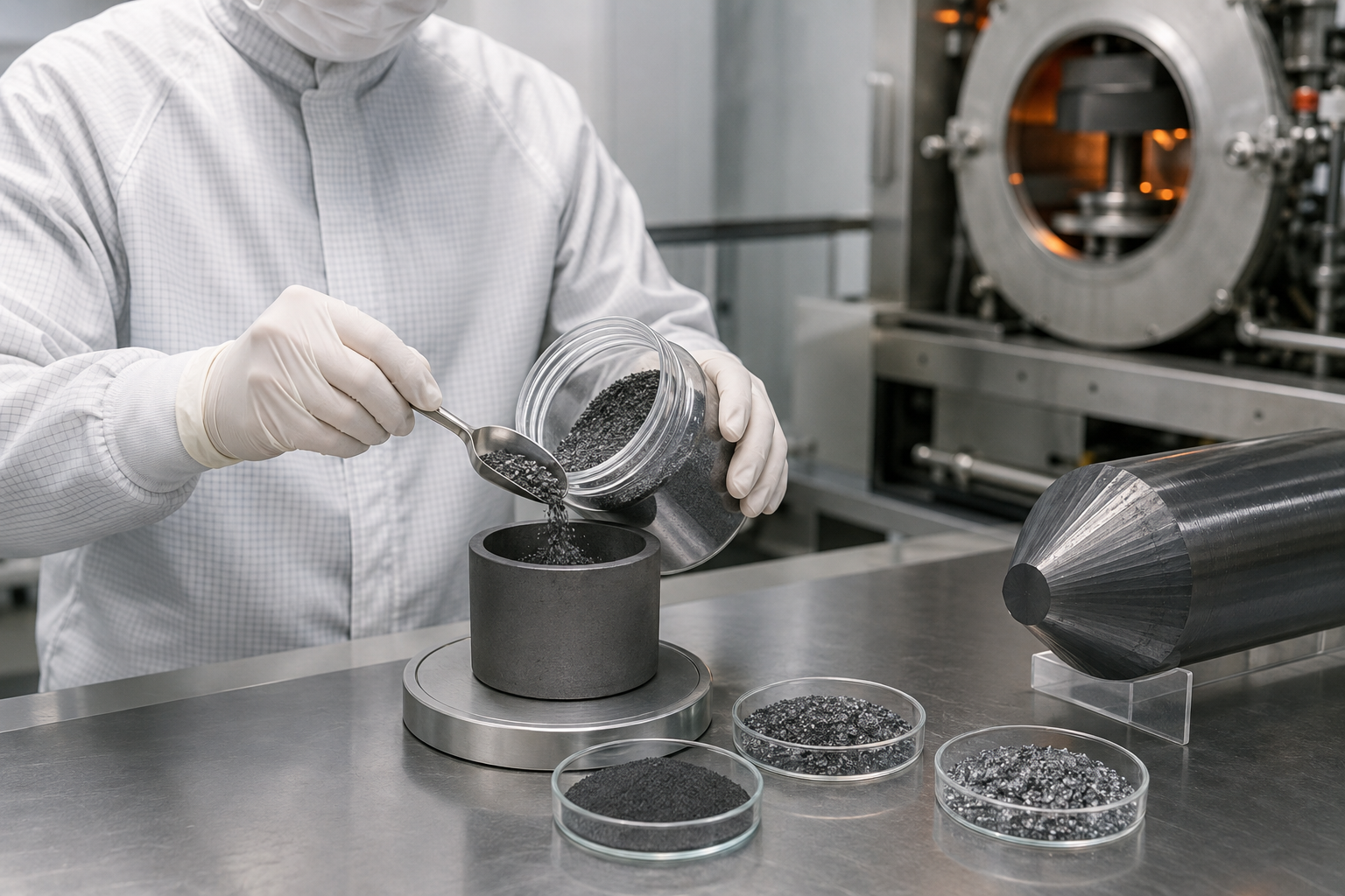 Najnowsze blogi firmy High-Purity SiC Powder for Crystal Growth: Purity Levels, Particle Size, Impurity Control and PVT Yield