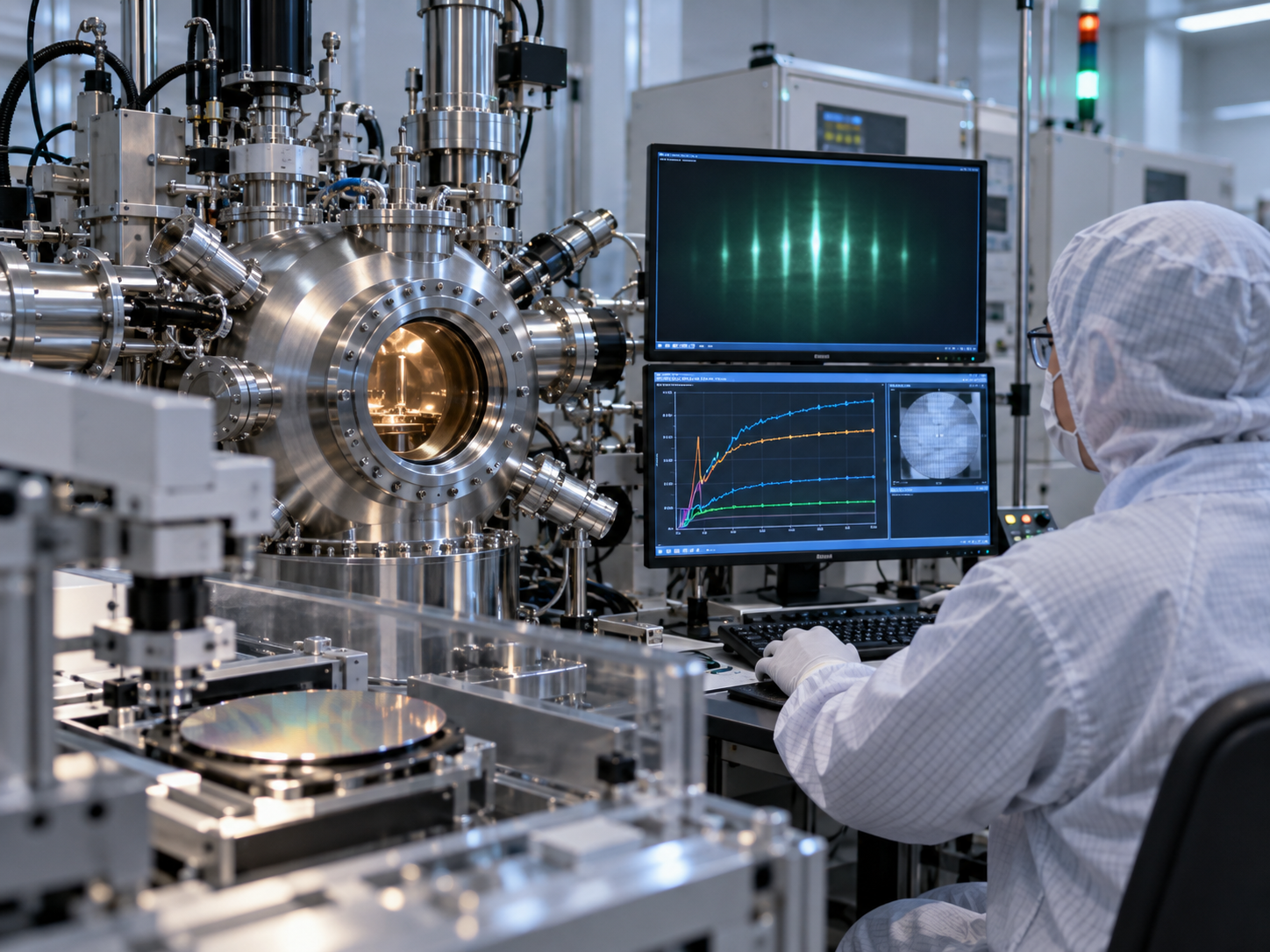 Najnowsze blogi firmy AI-Controlled GaN Epitaxy: How RHEED Data, MBE Process Control and Autonomous Growth Improve Epi-Wafer Uniformity and Yi