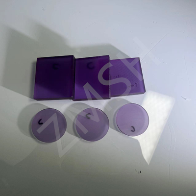 kupować Sapphire Optyczne Okna Fioletowe Okna Wysokiej wydajności Twardość Przejrzystość Zegarek Szkło Powierzchnia polerowana produkcja online