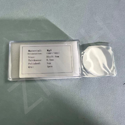 kupować 2 cala MgO grubość płytki 500um Orientacja<100> Kryształ tlenku magnezu Kryształ dostosowany produkcja online