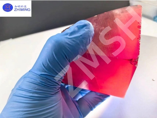 kupować Laboratoryjnie uprawiany szafir surowy, niecięty, różowo-pomarańczowy, paparadscha Al2O3, pojedynczy kryształ Wysoka twardość produkcja online