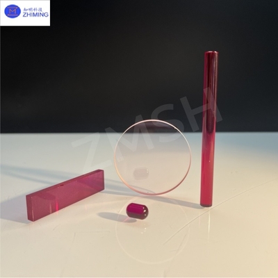 kupować Rubinowe pręty / Szklana kulka / Okno optyczne / Prisma Rubinowy element optyczny Laserowa pręta tytanowa Sapphire Laser Crystal produkcja online