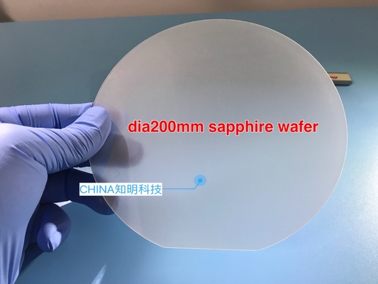 kupować 8-calowy szafirowy wafel z wycięciem do półprzewodnikowej płytki nośnej Dsp / Ssp Surface produkcja online
