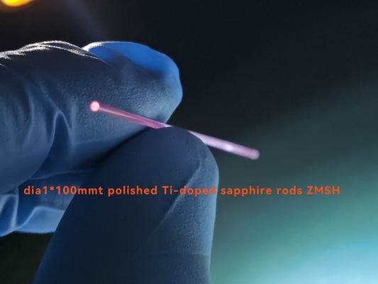 kupować Polerowana powierzchnia Dia1 * 100mm Ti3 domieszkowana szafirowa soczewka do lasera produkcja online