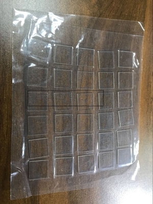 Square 10 X10 Mm Sapphire Wafer 0.5mm Thickness Al2O3 Single Crystal Lens