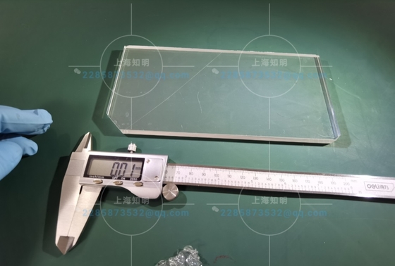 Colorless Hexahedron Sapphire Optical Glass Window
