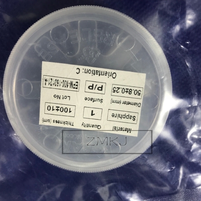 Single Crystal Ultra Thin Sapphire Wafer, Sapphire Substrate 2 Inch 0.1mm Grubość