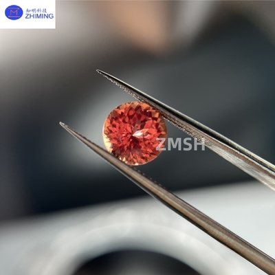 Szafir Padparadscha Hodowany w Laboratorium do Biżuterii i Luksusowych Produktów