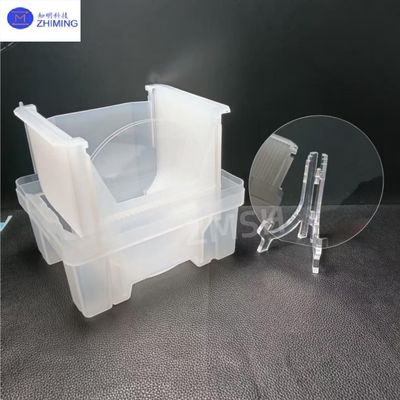 6 cali JGS2 Wafer Quartz Substrate DSP 1 mmt Spuściona krzemionka dla wysokiej wydajności okna